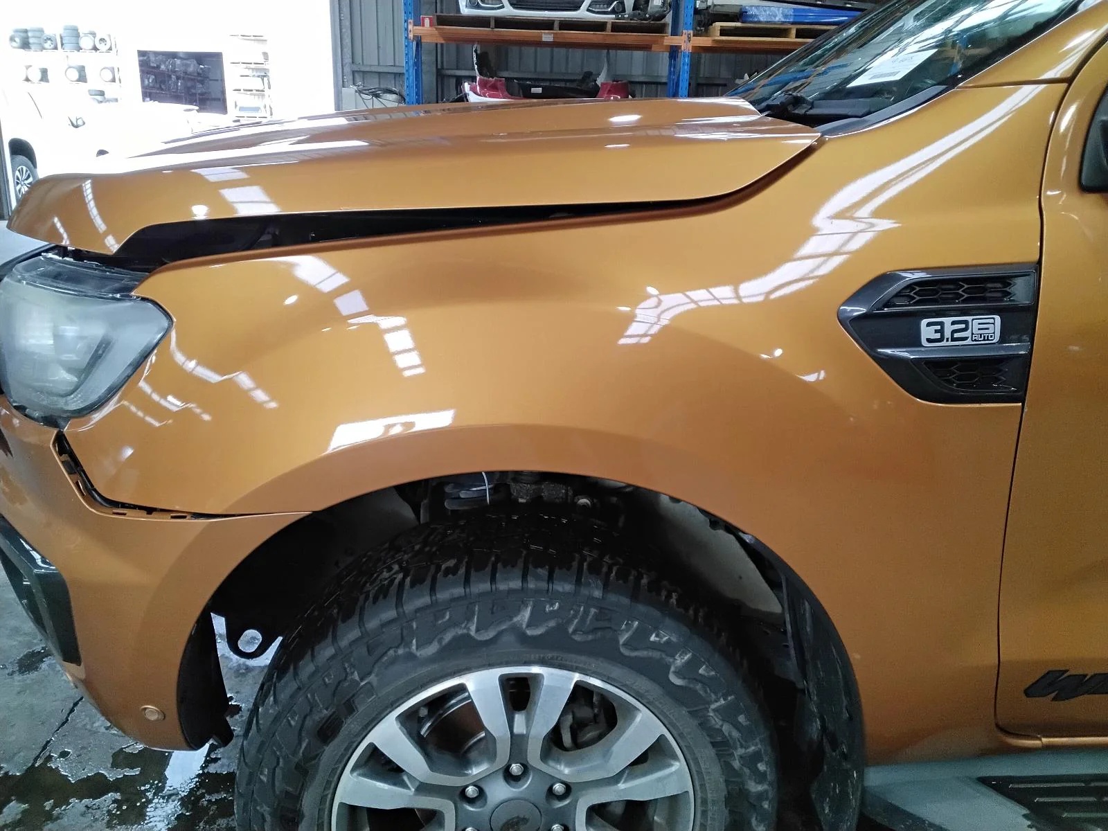 FORD RANGER LEFT GUARD PX SERIES 2-3, NON FLARE TYPE, 06/15-04/22 2019