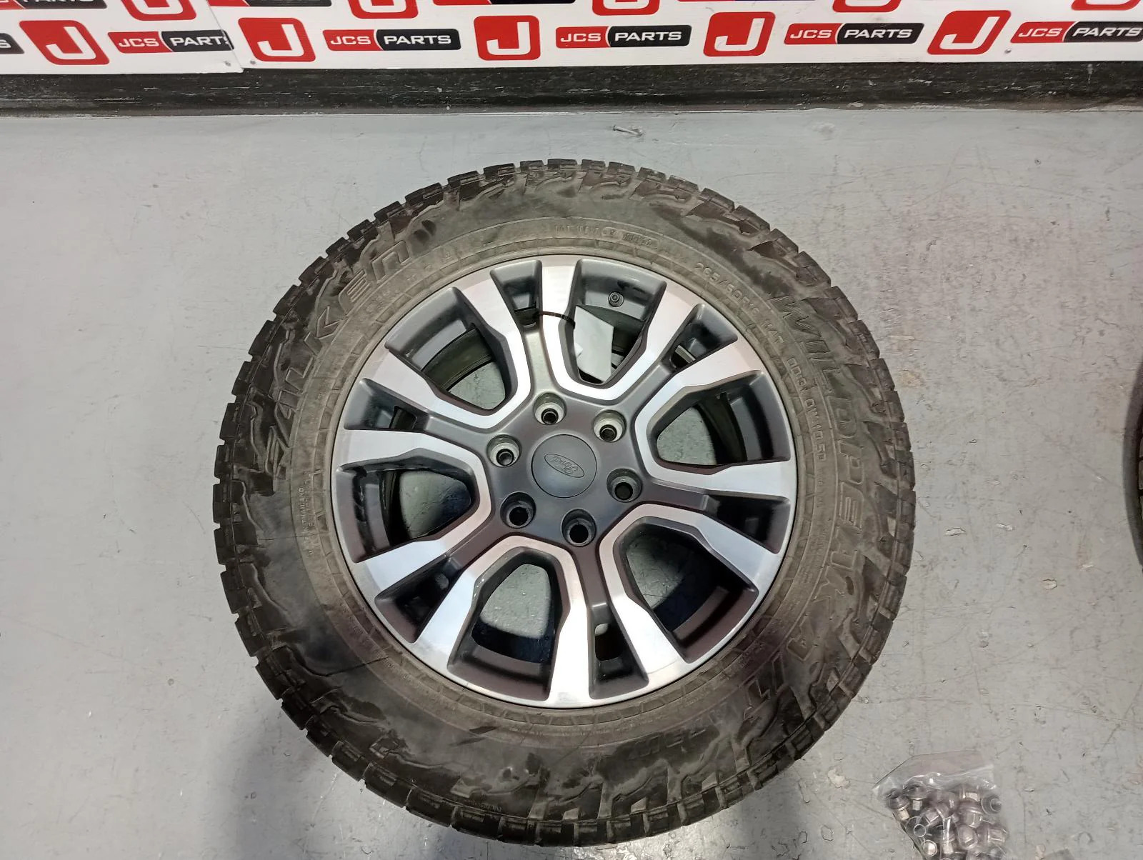 FORD RANGER WHEEL ALLOY FACTORY, 18X8IN, 6 V SPOKE, WILDTRAK, BI-COLOUR, PX SERI - Image 2