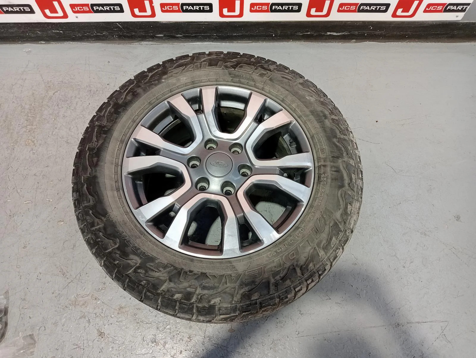 FORD RANGER WHEEL ALLOY FACTORY, 18X8IN, 6 V SPOKE, WILDTRAK, BI-COLOUR, PX SERI - Image 8